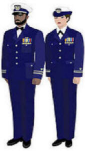 Image Dinner Dress Blue Uniform